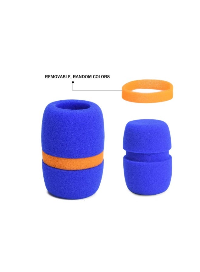 10 Pack Colorful Foam Mic Cover Handheld Microphone Windscreen, Foam Mic Windscreen with Color Ring for Mic Noise Reduction, Sponge Foam Cover Shield Protection for Most Standard Mic - Image 5