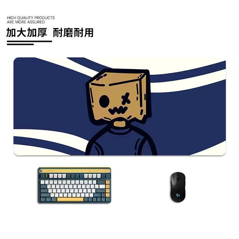 Extra Large Mouse Pad with Big Mustache Design - Office & Gaming Comfort - Image 1
