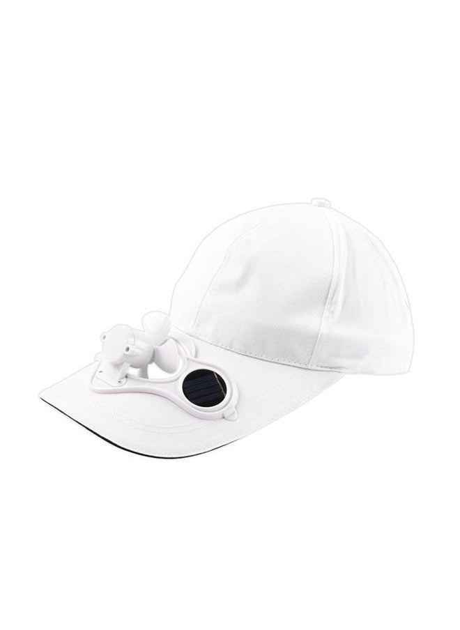 إسكدنيا Solar Powered Cool Fan Baseball Cap 30x12x20cm 