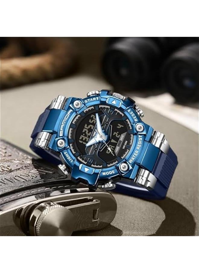 Cool Designer Mens Watches Blue Large Face Mascul Relojes para Hombres Unique Electronics Sports Military Bolder Running Heavy Duty Watch - pzsku/Z99DD690B8862117FEFA8Z/45/_/1739856505/e9df4d22-9390-4734-9d93-162e86f4fc9d