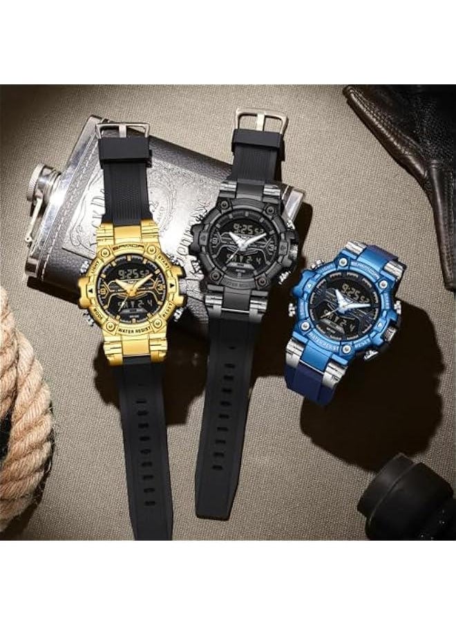 Cool Designer Mens Watches Blue Large Face Mascul Relojes para Hombres Unique Electronics Sports Military Bolder Running Heavy Duty Watch - pzsku/Z99DD690B8862117FEFA8Z/45/_/1739856536/f84b00ed-2f88-484f-97f5-4c809f1c7e00