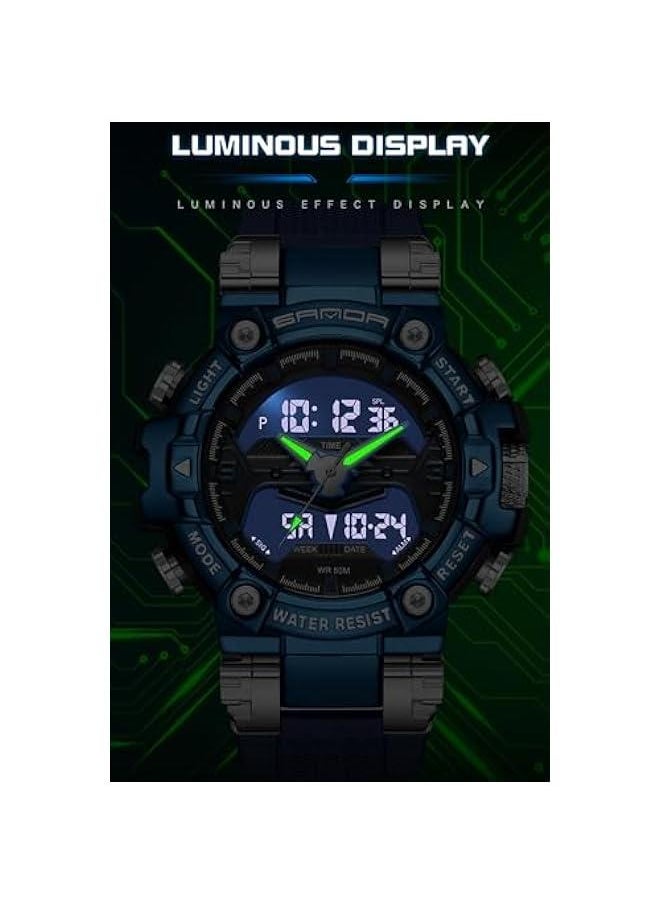 Cool Designer Mens Watches Blue Large Face Mascul Relojes para Hombres Unique Electronics Sports Military Bolder Running Heavy Duty Watch - pzsku/Z99DD690B8862117FEFA8Z/45/_/1739856568/9f258f4d-4d47-4bcd-811c-da221c4dc0cb