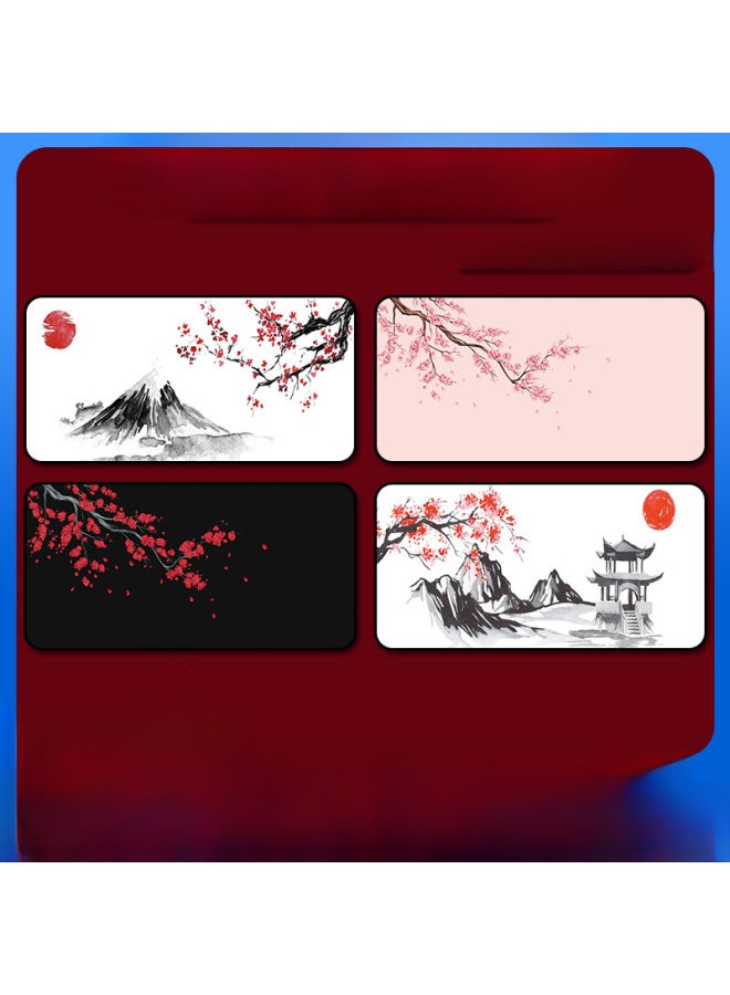 Ink Painting Mouse Pad Chinese Style Large E-sports Game Computer Office Desk Pad Mouce Pad To Do Now-Color:Lock Edge 600X1200X3MM-Pattern:Ink Painting 5  - Image 2