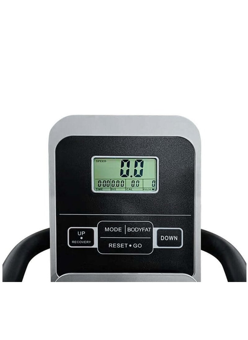 Fitness - Horizontal Magnetic Control Recumbent Exercise Bike 8-Levels Resistance 100KG, Black - Image 1