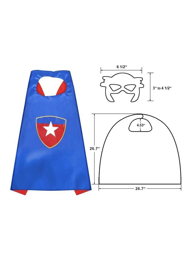 NIBEMINENT 3-Piece Superhero Cape And Mask Costume - Image 4