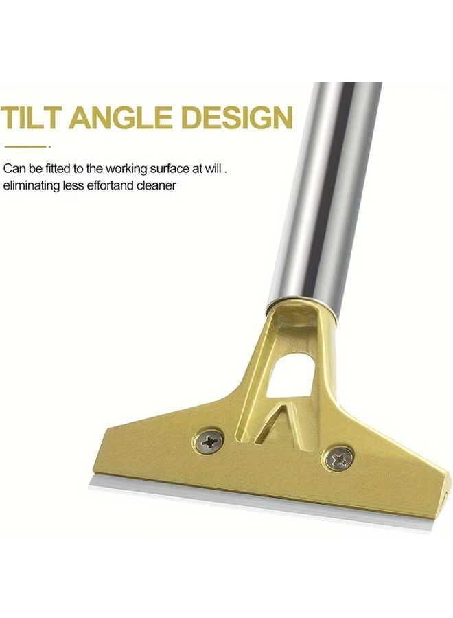 Multifunctional Wallpaper Removal Tool With 10 Blades Metal Head And Rubber Handle - Image 1