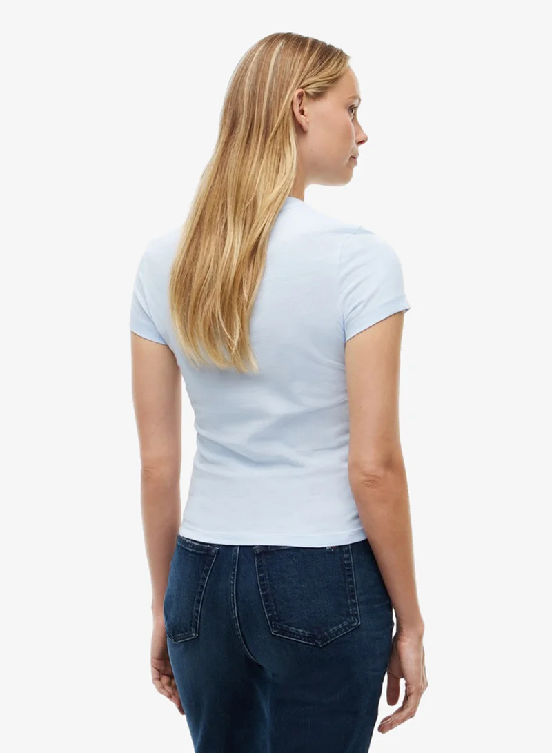 Tommy Jeans Wavy Flag Slim Jersey T-Shirt