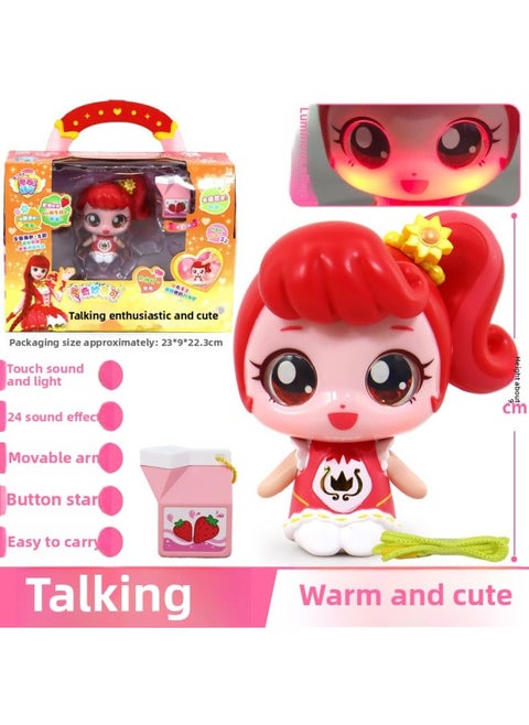 Wonderful Meng Can Tell Stories In The Sixth Season Of Love Soft Meng Can Sound And Light Magic Sweetheart Girl Toy Gift-Color:Magic Key [calm And Cute To Talking] Touch Sound And Light