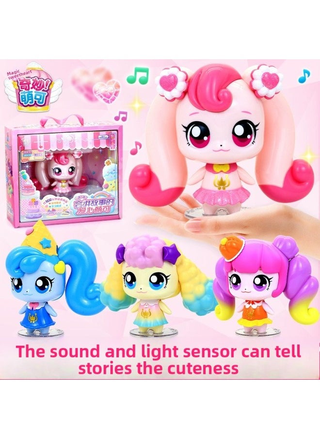 Wonderful Meng Can Tell Stories In The Sixth Season Of Love Soft Meng Can Sound And Light Magic Sweetheart Girl Toy Gift-Color:Magic Key [calm And Cute To Talking] Touch Sound And Light