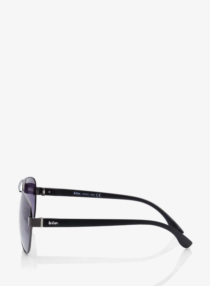 Lee Cooper  Polarized Sunglasses Gun Frame Gradient Grey Mirror Lens 60mm  - LC1201C01  | Best Price UAE