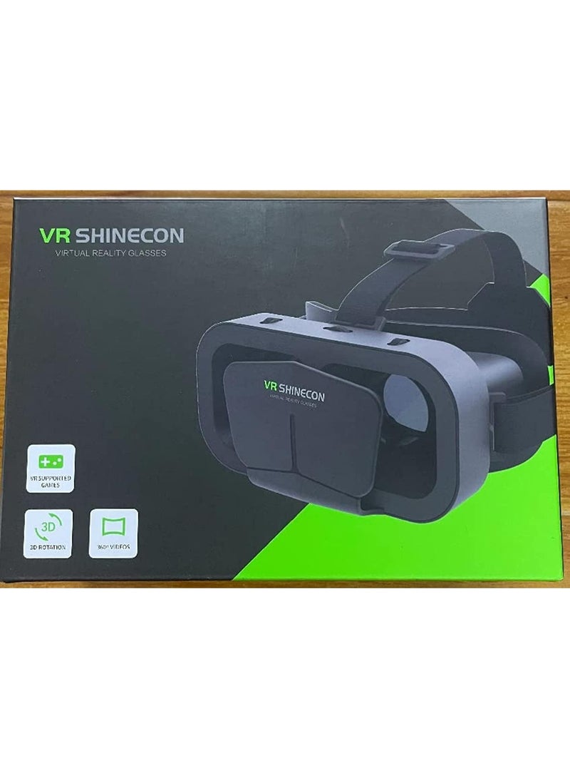 نظارات الواقع الافتراضي ثلاثية الأبعاد VR SHINECON للهواتف آيفون وأندرويد 4.5-7 بوصة - Image 1