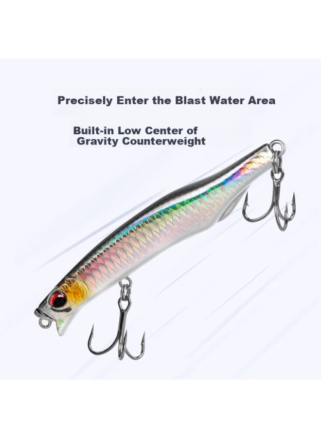 King Lure King Bait Set, Qiao Ying Sinking Pencil, Largemouth Bait, Long-distance Casting, Freshwater Sea Bass, 17.5g Set - Image 2