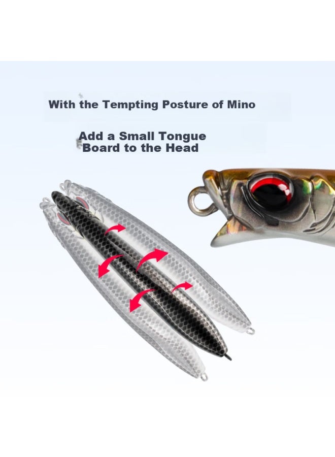 King Lure King Bait Set, Qiao Ying Sinking Pencil, Largemouth Bait, Long-distance Casting, Freshwater Sea Bass, 17.5g Set - Image 3