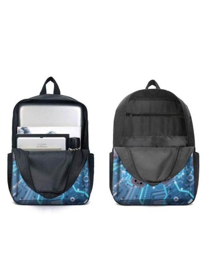 Bright Li Fire Unlock the fashion style of children's fun! Three-piece bag set, cartoon elements make children and teenagers super stylish (students, children, friends outings, mountain climbing, schooling, etc. are available) - 1  - Image 4