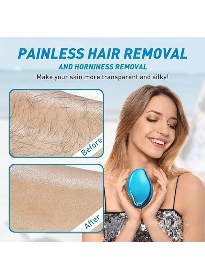 ZINZA Hair Remover for Women and Men Upgraded Nano-crystalline Dots Technology Crystal Hair Eraser for Woman Painless Hair Remover for Womens Reusable Hair Removal Stone Hair Removal Crystal - Image 4
