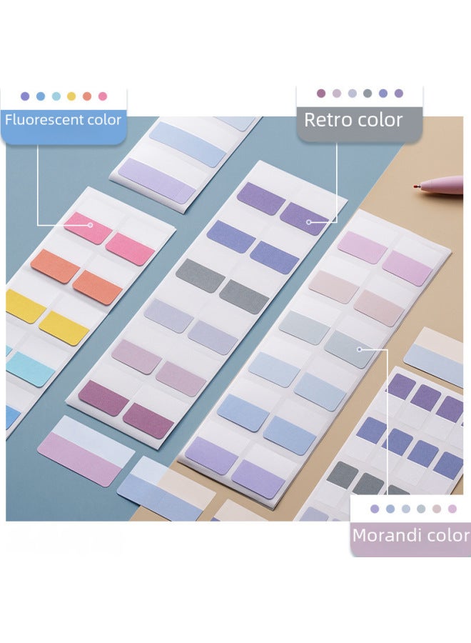 NATHAN Index Stickers Small Card Paging Label Stickers Writable Sticky Notes Creative Student Color Note Stickers Instruction Stickers - Image 2