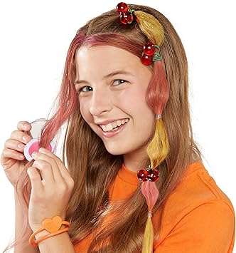 FabLab Tropical Punch Hairlights Washable Fruit Scented Hair Chalk Create Stylish DIY Temporary Hairlights For Ages 8 - Image 3