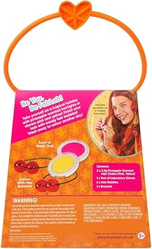 FabLab Tropical Punch Hairlights Washable Fruit Scented Hair Chalk Create Stylish DIY Temporary Hairlights For Ages 8 - Image 2
