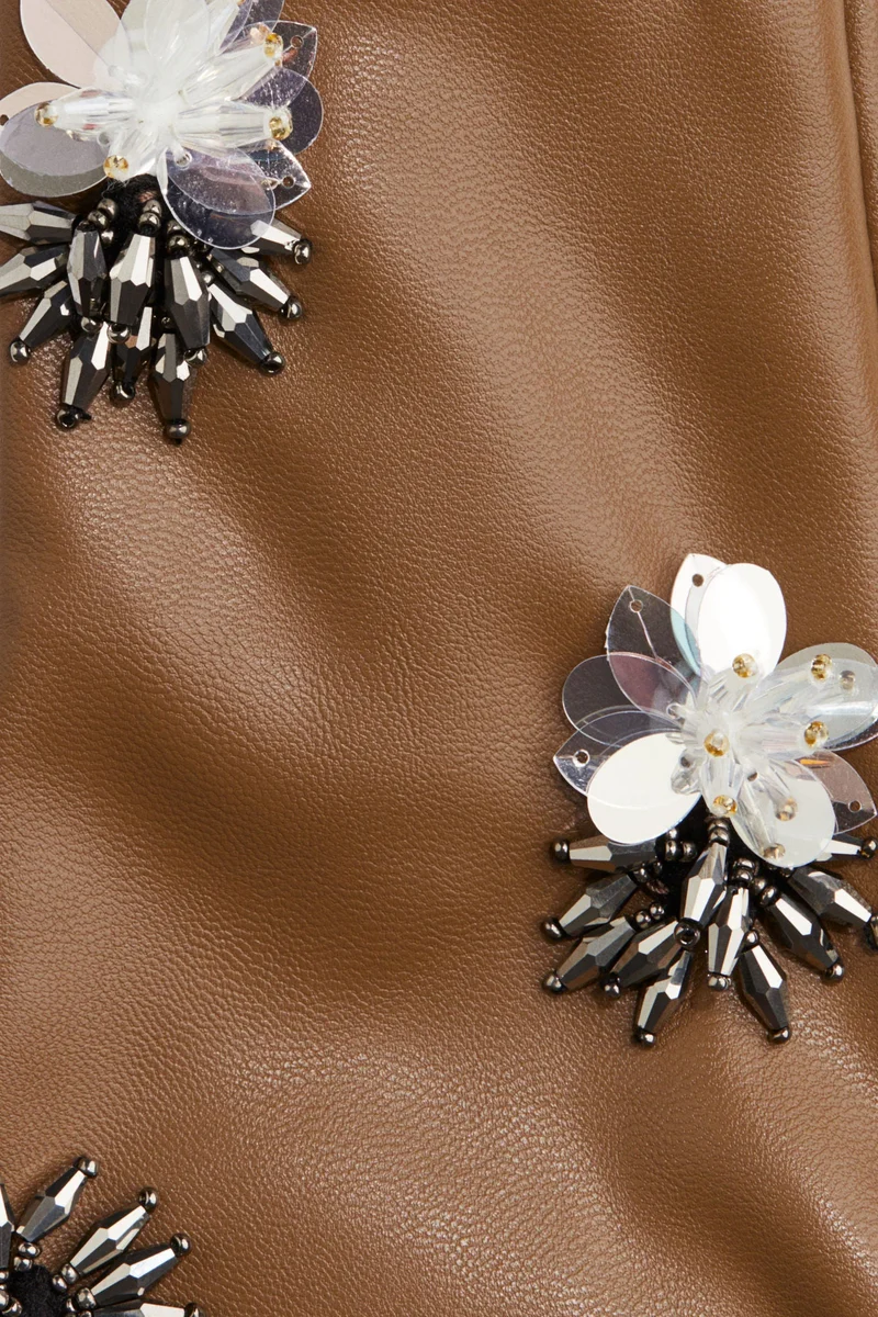 H&M Appliquéd gloves