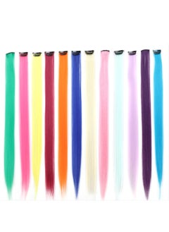 MissTiara 12-Piece Straight Clip In Hair Extension Set  - Image 1