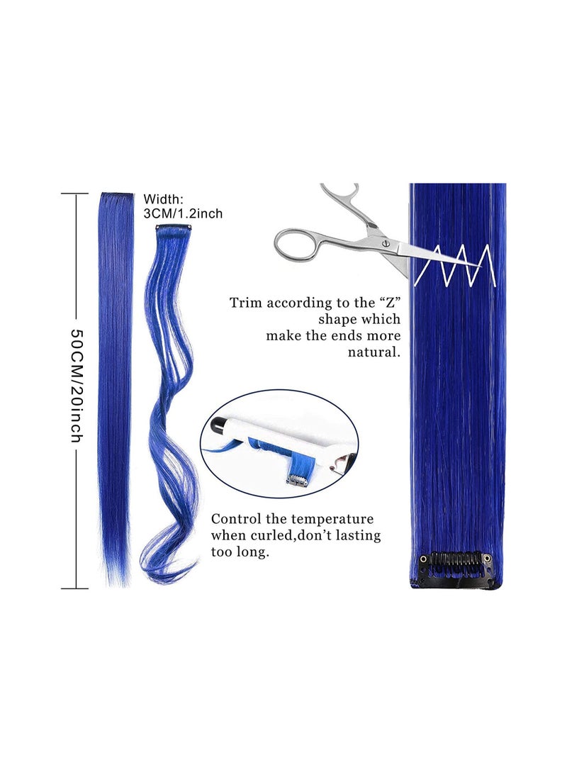 MissTiara 12-Piece Straight Clip In Hair Extension Set  - Image 3