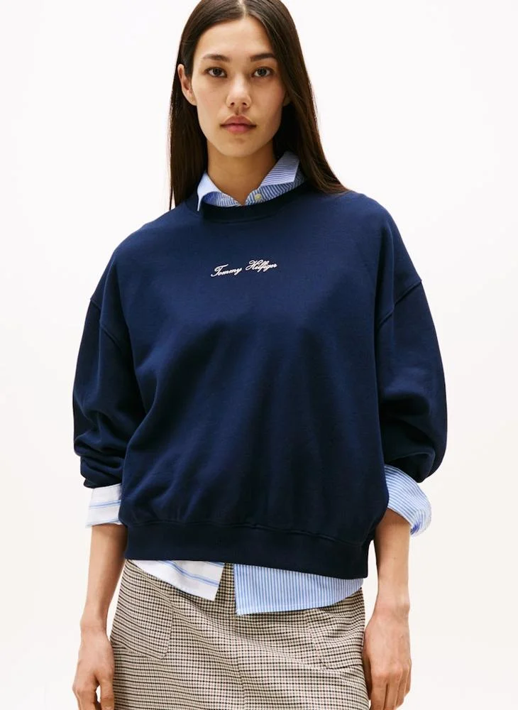 TOMMY HILFIGER Graphic Crew Neck Sweatshirt