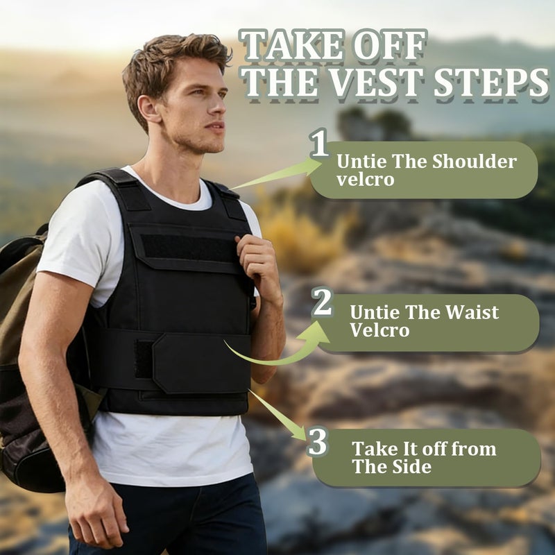 Monfasye Outdoor Game Vest for Cosplay Nylon Lightweight Vest â€“ Adjustable Costume Gear (Large) - Image 5