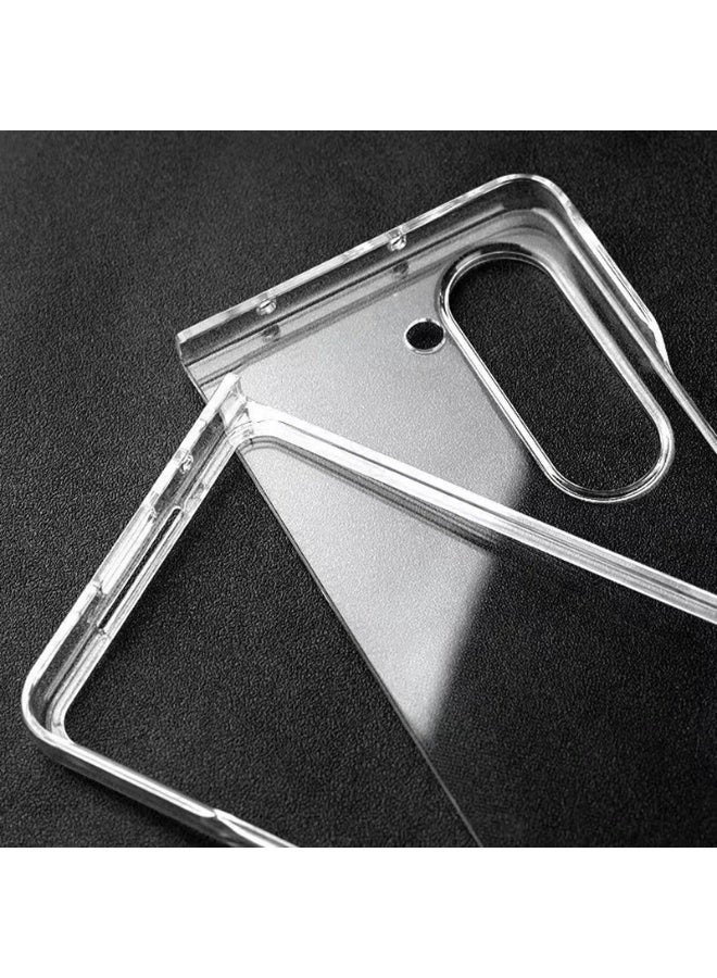 YJS Samsung Galaxy Fold7 Clear Case Transparent  Impact Resistant and Durable Protective Case For Z Fold 7 5G - Image 4