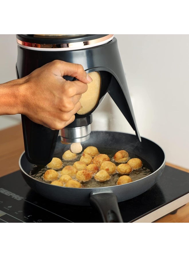 Sweet Dumpling / Luqaimat Maker Equipped with Digital Screen Ideal for Making Traditional Luqaimat, Dumplings and Similar Treats - Image 4