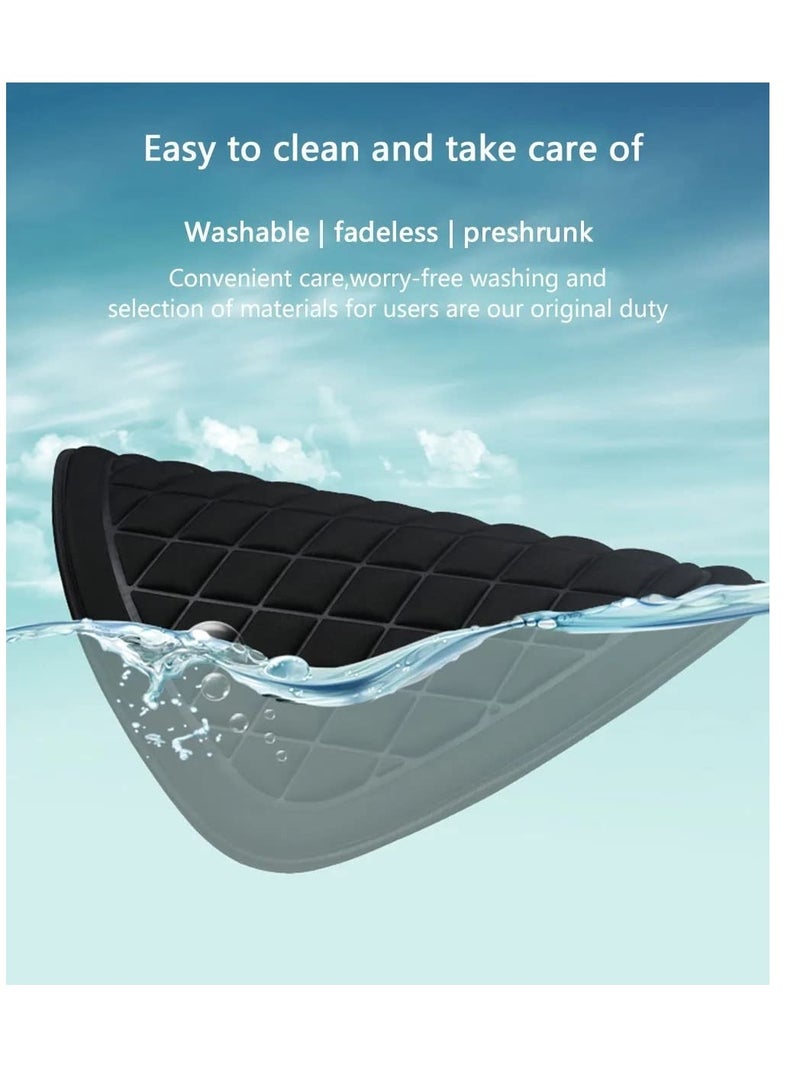 Excefore Cooling Breathable Car Seat, 3D Decompression Car Seat, Improve Driving View Car Seat, Suitable for Car, Truck, Office Chair (Black) - Image 5