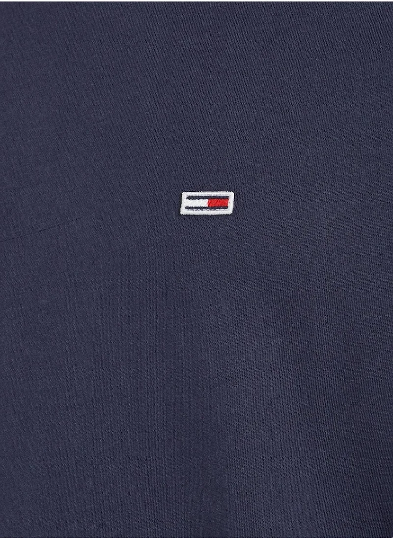 TOMMY JEANS Men's Classics Organic Cotton T-Shirt, Navy