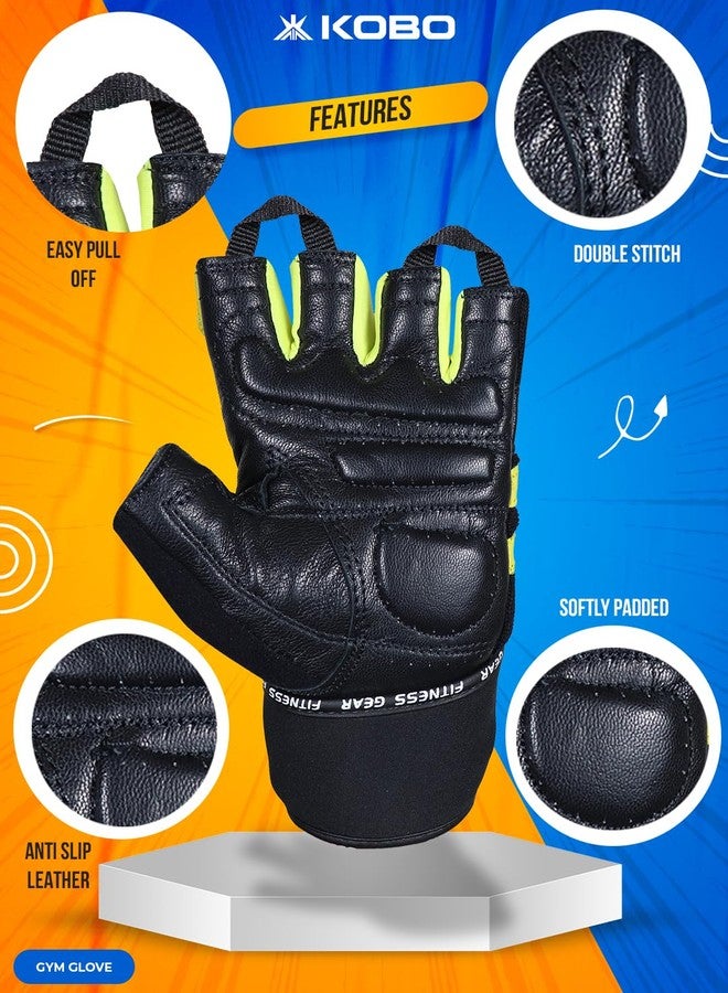 Kobo WTG-54 Gym Gloves with Wrist Support - Image 3