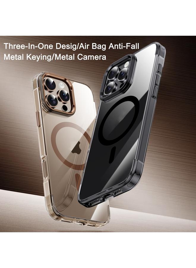 S-TOP Case For iPhone 16 Jazz 3 in 1 Magnetic MagSafe Crystal Phone Case - Image 2