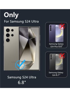 BORTONY Samsung S24 Ultra Case Liquid Soft Silicone Gel Rubber Galaxy S24 Ultra Cover Anti Scratch Military-Grade Drop-Proof Protective Case for Samsung Galaxy S24 Ultra 6.8 Inch  - Image 2