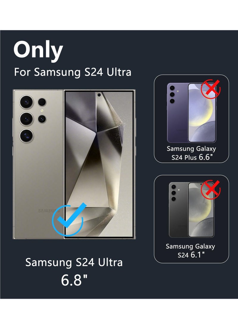 BORTONY Samsung S24 Ultra Case Liquid Soft Silicone Gel Rubber Galaxy S24 Ultra Cover Anti Scratch Military-Grade Drop-Proof Protective Case for Samsung Galaxy S24 Ultra 6.8 Inch - Image 2