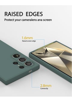 BORTONY Samsung S24 Ultra Case Liquid Soft Silicone Gel Rubber Galaxy S24 Ultra Cover Anti Scratch Military-Grade Drop-Proof Protective Case for Samsung Galaxy S24 Ultra 6.8 Inch  - Image 3