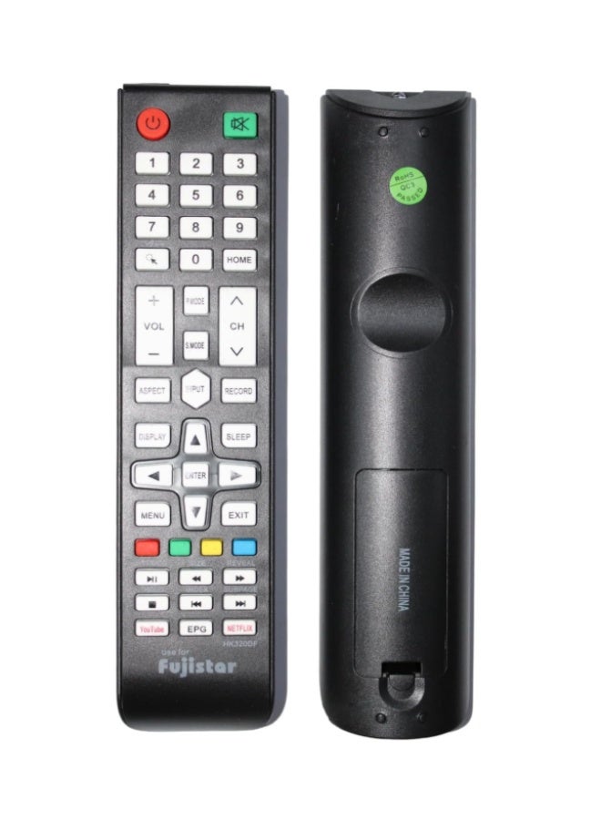 Remote Control Compatible with Fujistar TV, LCD/LED, Black - Image 3