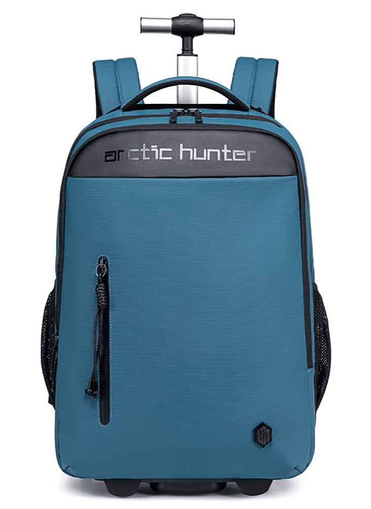 ARCTIC HUNTER Business Travel Roller Backpack, Big Capacity Laptop Bag for Men, College Book Bag Office Rolling Backpack  - Image 1