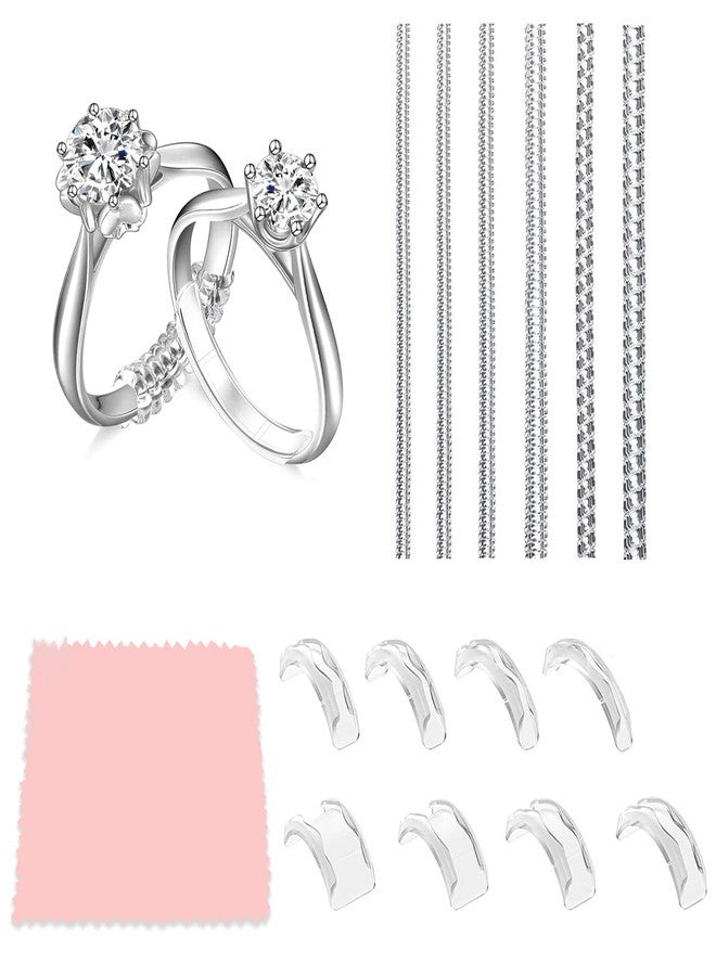 ChenYuTe Ring Size Adjusters, 14Pack Invisible Ring Sizes, Washers and Tighteners, Can Reduce 0.5-1.5 Size，Suitable for Men's and Women's Rings in Sizes 1 to 9mm - Image 1