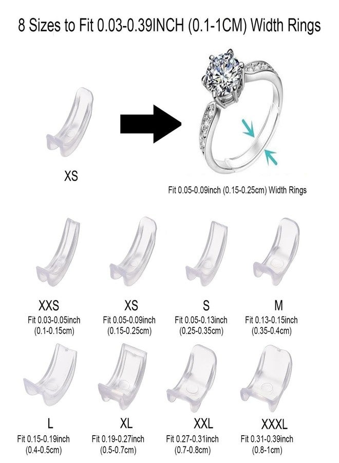ChenYuTe Ring Size Adjusters, 14Pack Invisible Ring Sizes, Washers and Tighteners, Can Reduce 0.5-1.5 Size，Suitable for Men's and Women's Rings in Sizes 1 to 9mm - Image 2