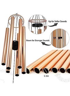 ASTARIN ASTARIN 6 Pipe Metal Wind Chimes with Sweat Sound 28 Inch  - Image 3