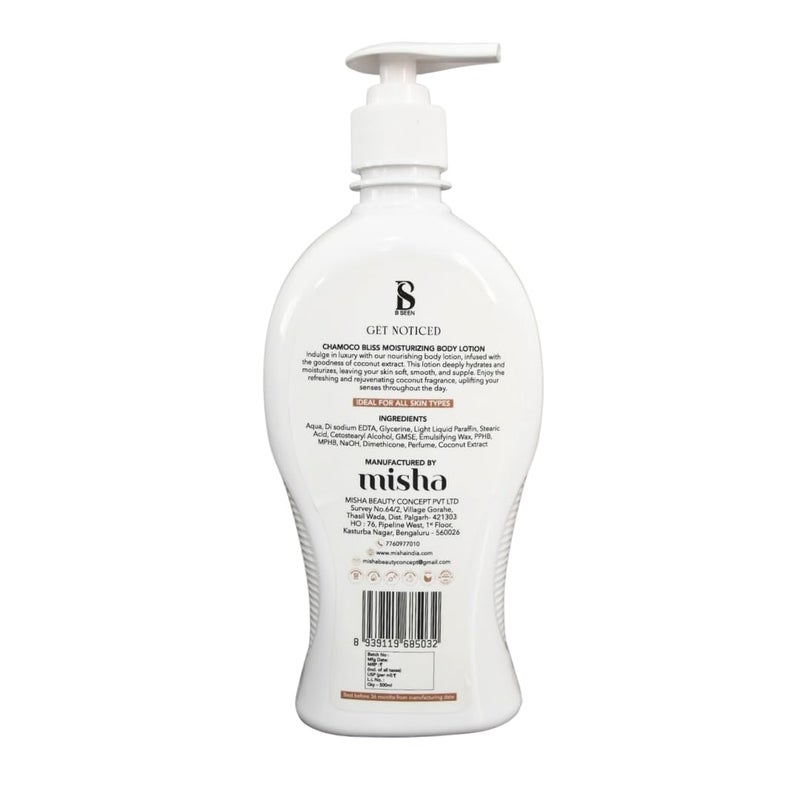 BSEEN B SEEN Chamoco Bliss Moisturizing Body Lotion For Unisex Above 18 Years Size  500 ML - Image 4