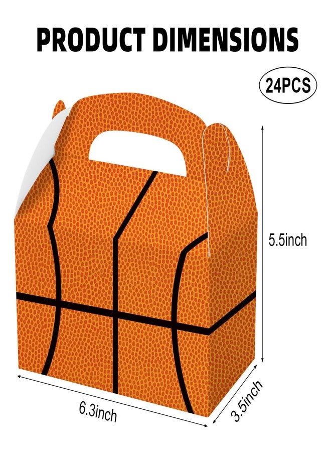 BCHOCKS 24 PCS Basketball Birthday Party Supplies, Party Gift Goody Treat Candy Boxes for Basketball Party Favors Decor - Image 2
