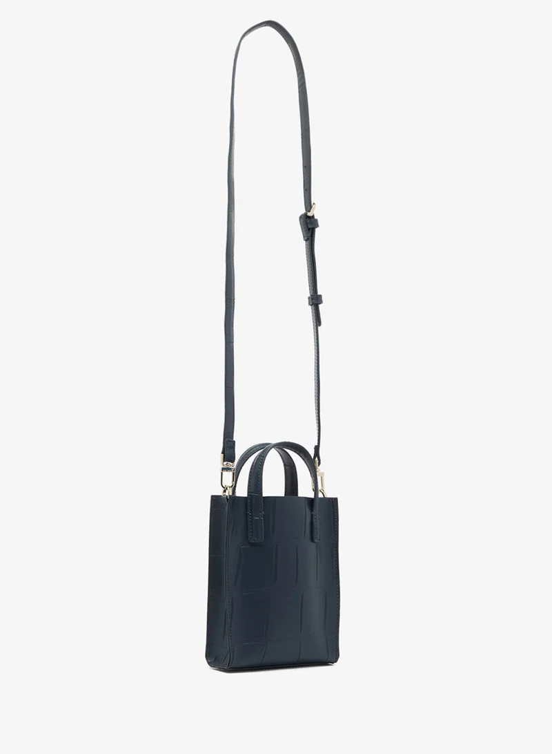 Ted Baker Gratocon Croc Effect Mini Icon Tote Bag