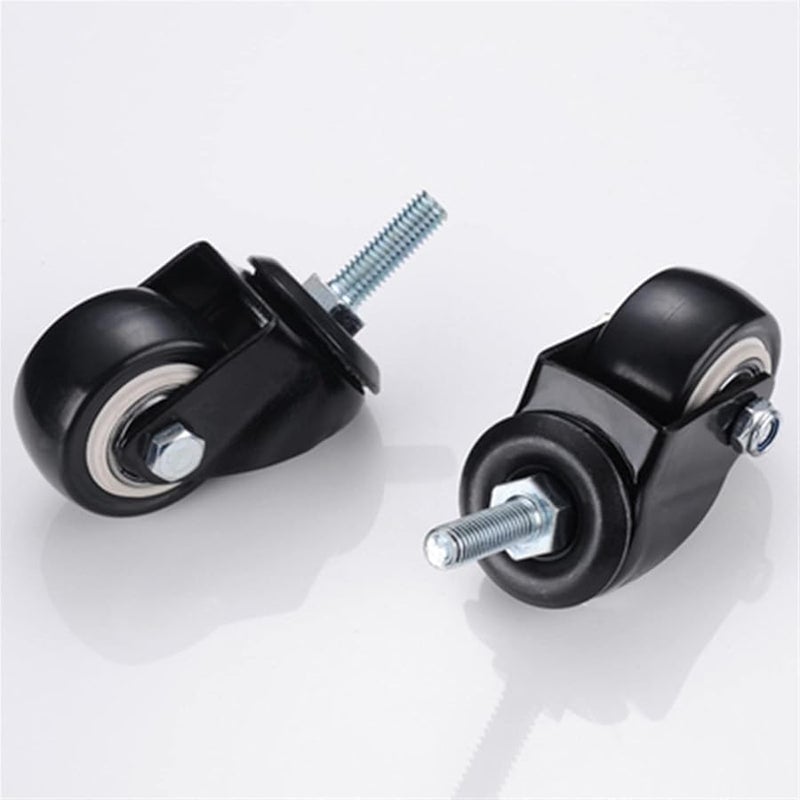 Bundle B 4Pcs Heavy Duty 1 5 Inch Castor Wheels 120kg Capacity 360 Swivel Rubber - Image 5