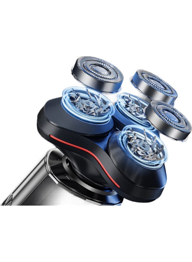 JD.com Jingzao Three-Head Shaver Portable Model, Long Battery Life Electric Razor, Men'S Shaver, Electric Shaver, Rotary Shaver, Washable, Birthday Gift For Men, Gift For Men - Image 2