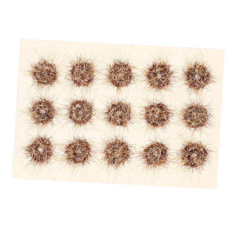 Miniature Artificial Grass Clusters for Model Railways Dollhouses Autumn Color Static Grass - Image 2