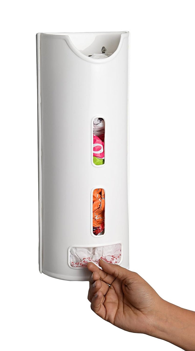 JVS Plastic Bag Dispenser (White) - Image 1
