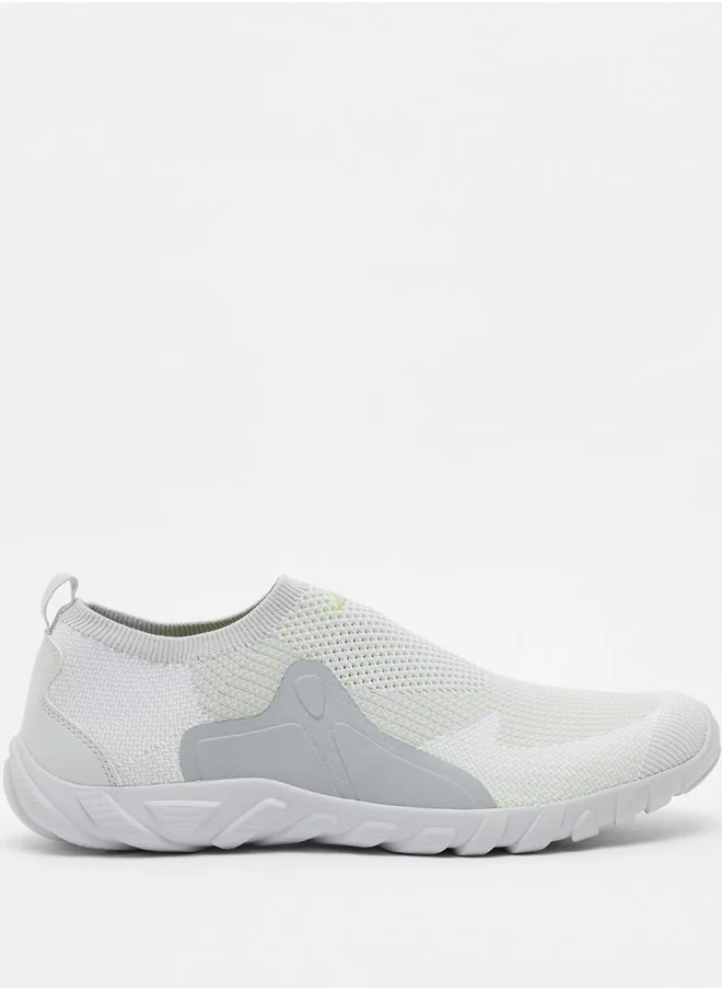 داش Men Textured Slip On Sports Shoes