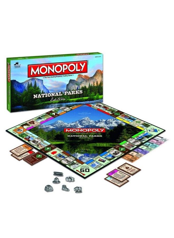 USAopoly Monopoly National Parks Edition Board Game ; Themed National Park Monopoly Game ; Buy, Sell & Trade Iconic Parks Like Yellowstone & The Grand Canyon ;Themed Monopoly Game  - Image 4